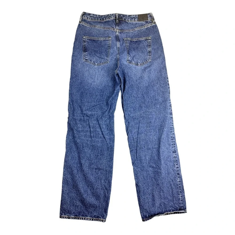 Superdry & Co Denim Wide Leg Jeans Mens 32x32 Blue Organic Cotton